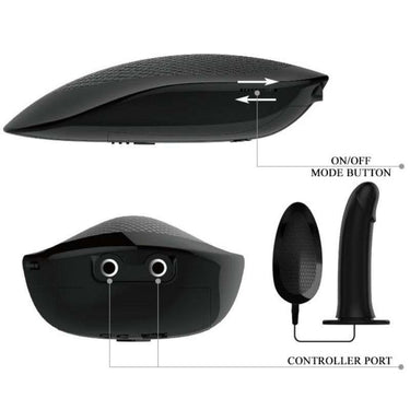 Strapon Vito con Dildo Cavo e Vibrazione – Piacere Intenso e Telecomando